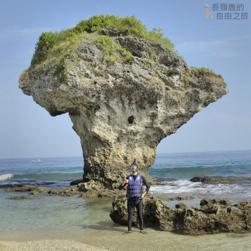 [遊記] 小琉球花瓶岩美人洞 浮潛 超大海龜 珊瑚 海膽 - 長頸鹿的自由之旅｜旅遊紀錄 心得推薦 露營/浮潛/登山