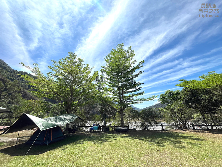 [露營] 琉璃灣露營區 河谷群山環繞 深山原始風貌 - 長頸鹿的自由之旅｜旅遊紀錄 心得推薦 露營/浮潛/登山